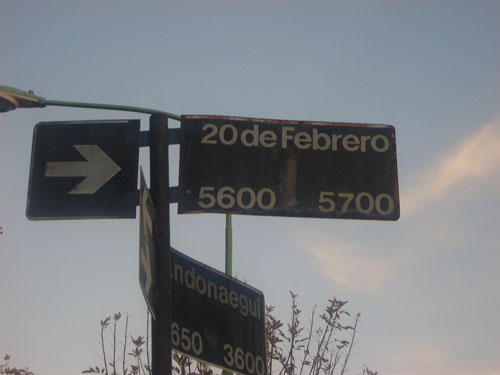placa de nom de carrer