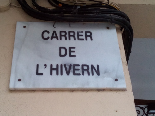 placa de nom de carrer