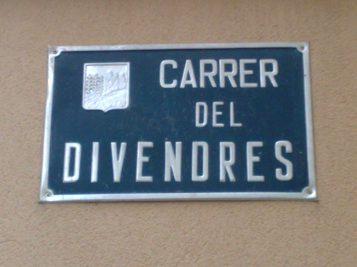 placa de nom de carrer
